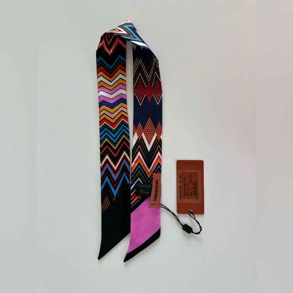 missoni silk scarf
